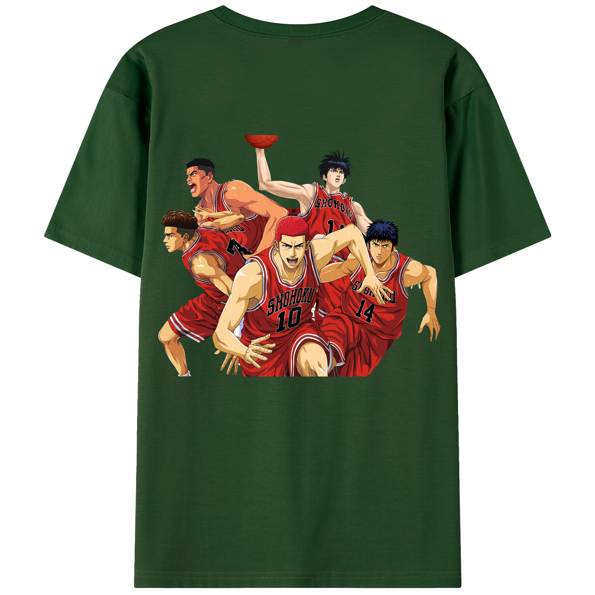 （画像用） SLAM DUNK／スラムダンク 綿100％半袖Tシャツ（背面プリント）